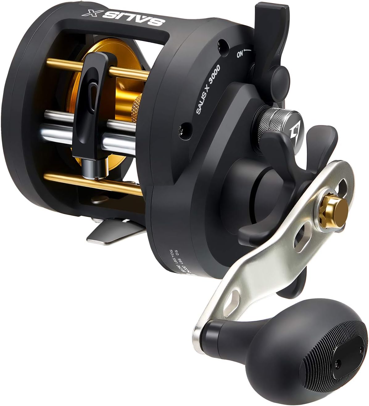 Piscifun Salis X Trolling Reel - 6.2:1 High Speed Round Baitcasting Reel, 37Lbs Max Drag Fishing Reel with Powerful Handle