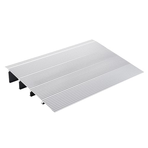 VEVOR Door Threshold Ramp, 6" Rise Door Ramp for Wheelchairs, Aluminum Threshold Ramp for Doorways Rated 800 lbs Load Capacity