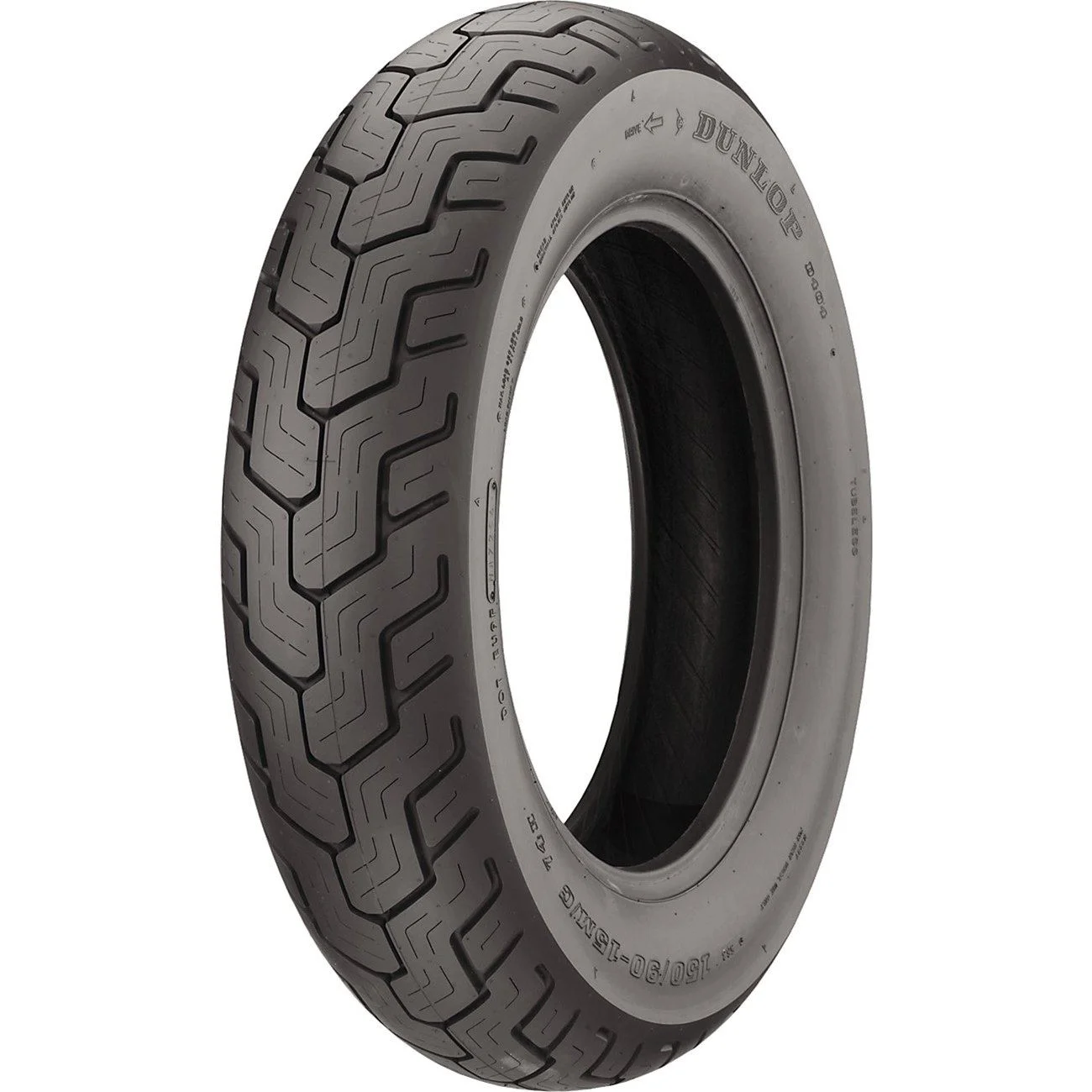 Dunlop D404 Rear Motorcycle Tire 140/90-15 (70H) Black Wall
