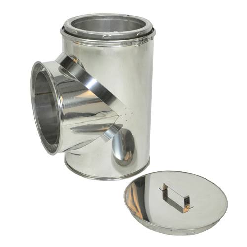 Shasta Vent 8 inch Tee with Cap 8A-T