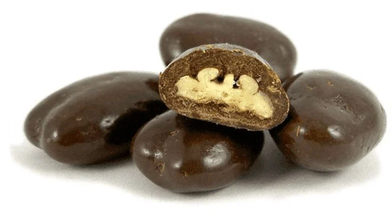 Dark Chocolate Covered Pecans Bulk Food Service 25 lbs/11.33 kgs