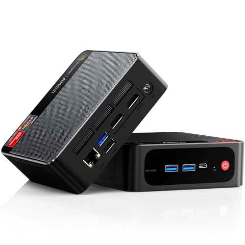 Beelink SER5 Mini PC,AMD Ryzen 5 5560U(6C/12T,up to 4.0GHz),Mini Computer 16GB DDR4 RAM 1TB M.2 SSD Graphics 6cores 1600 MHz Wifi6/BT5.2