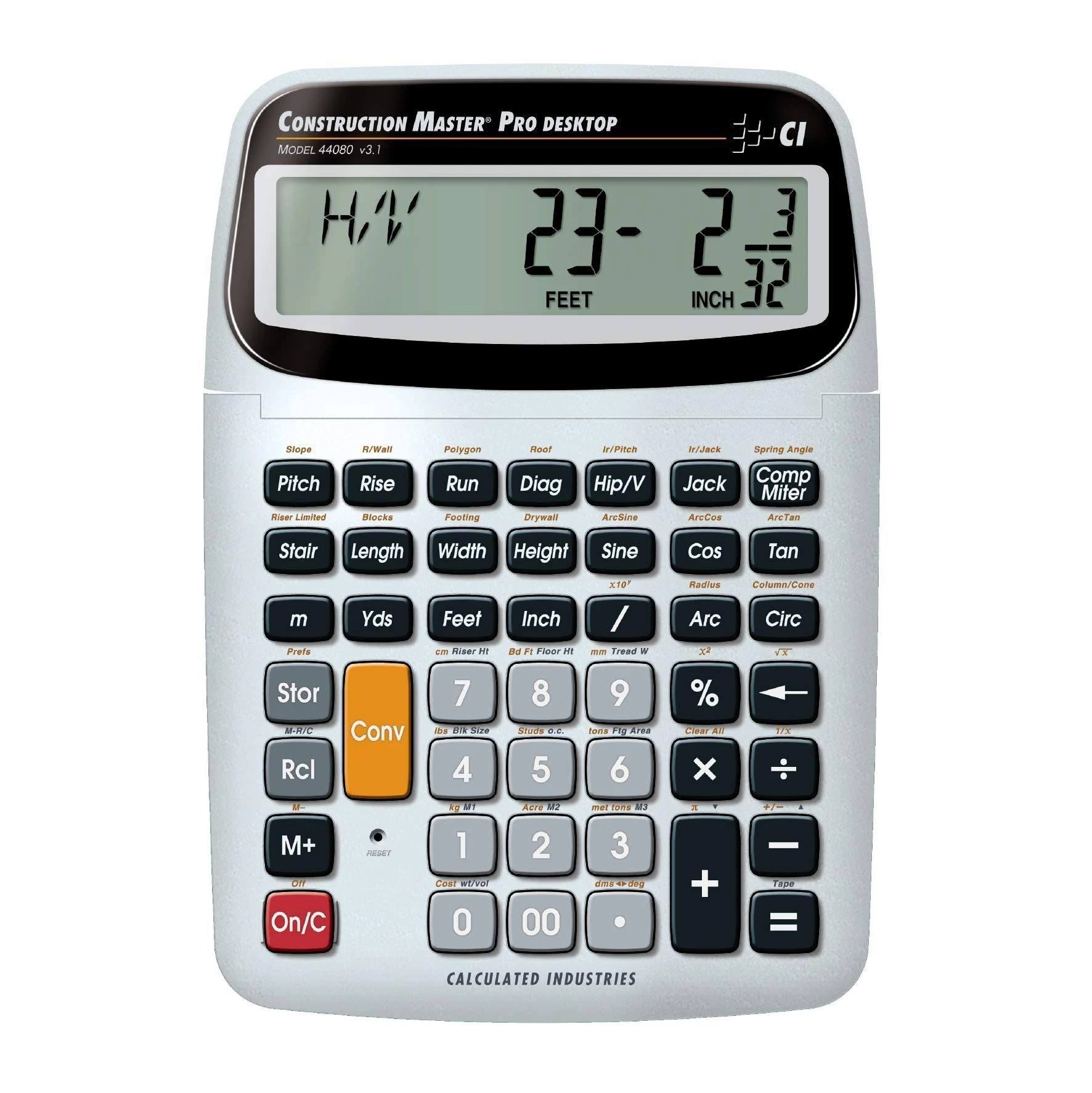 Calculated Industries 44080 Construction Master Pro Desktop