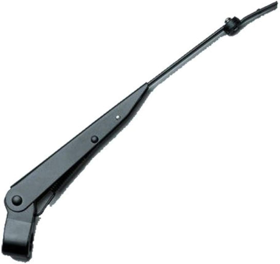 AFI 33012A Deluxe Stainless Steel Adjustable Marine Windshield Wiper Arm for All AFI Motors (10" to 14", Black) Pack of 2
