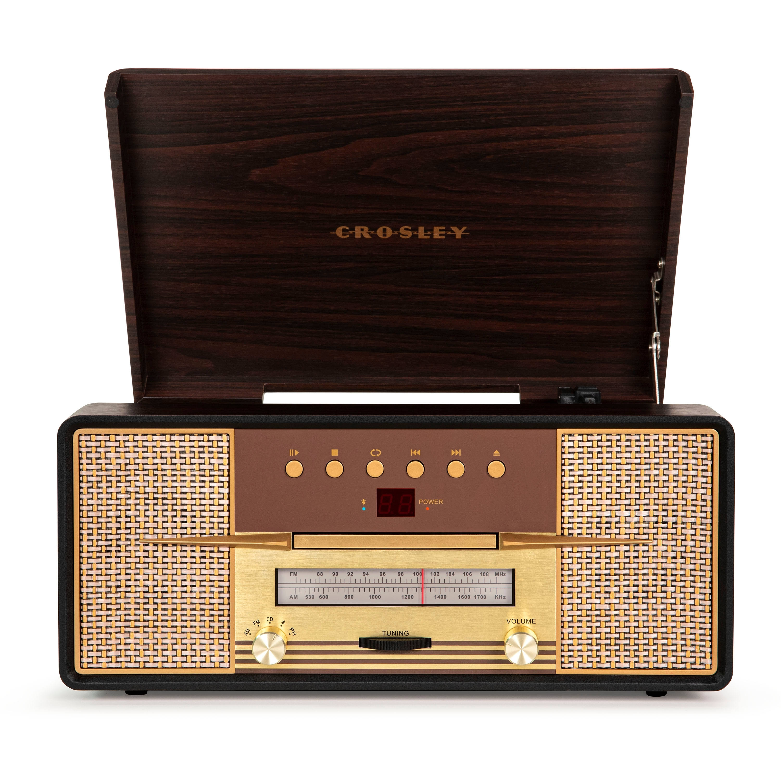Crosley Rhapsody Entertainment Center - Mahogany