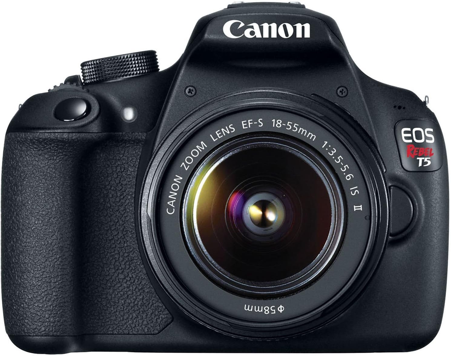 Canon EOS Rebel T5 EF-S 18-55mm IS II Digital SLR Kit (Renewed)