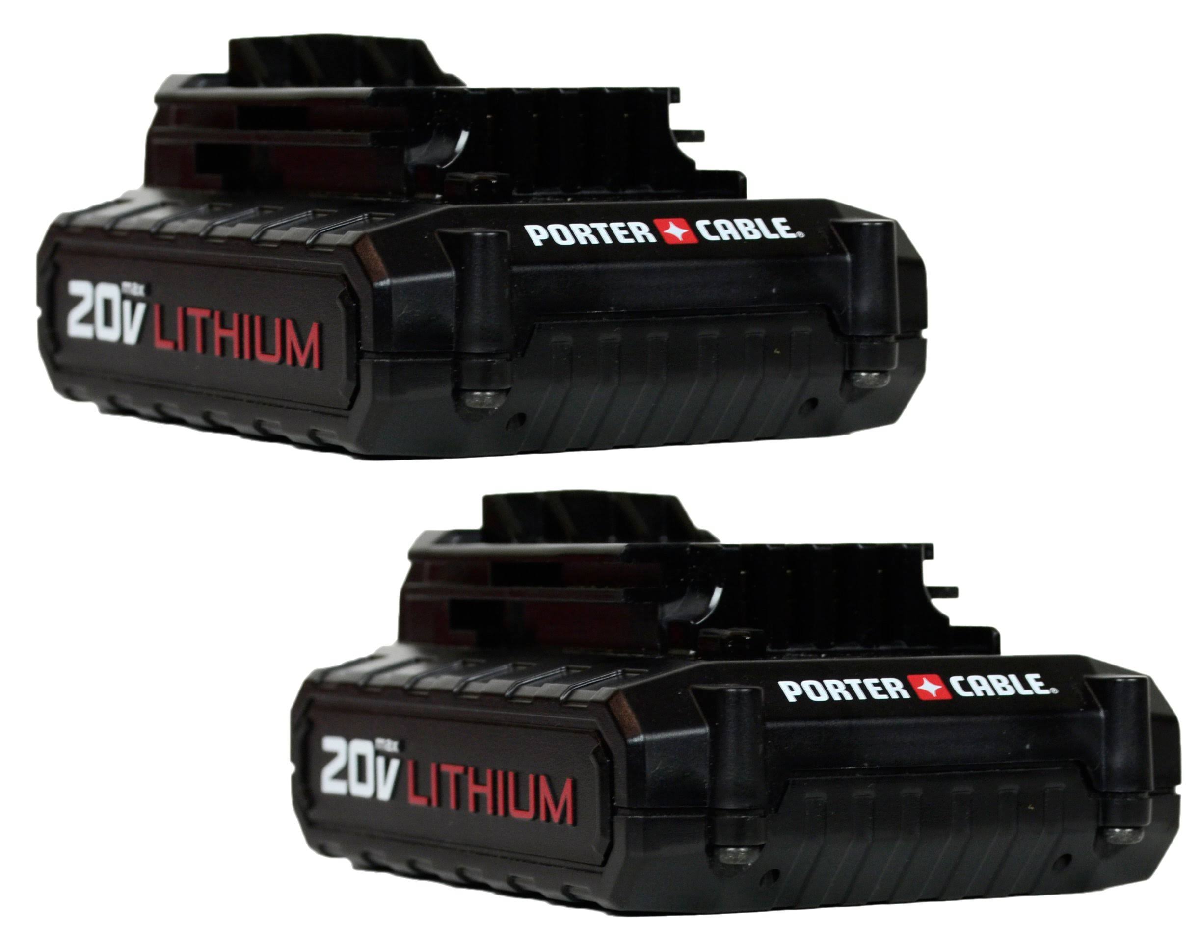 Porter Cable PCC681L 20V Max Lithium Ion Battery 2-Pack