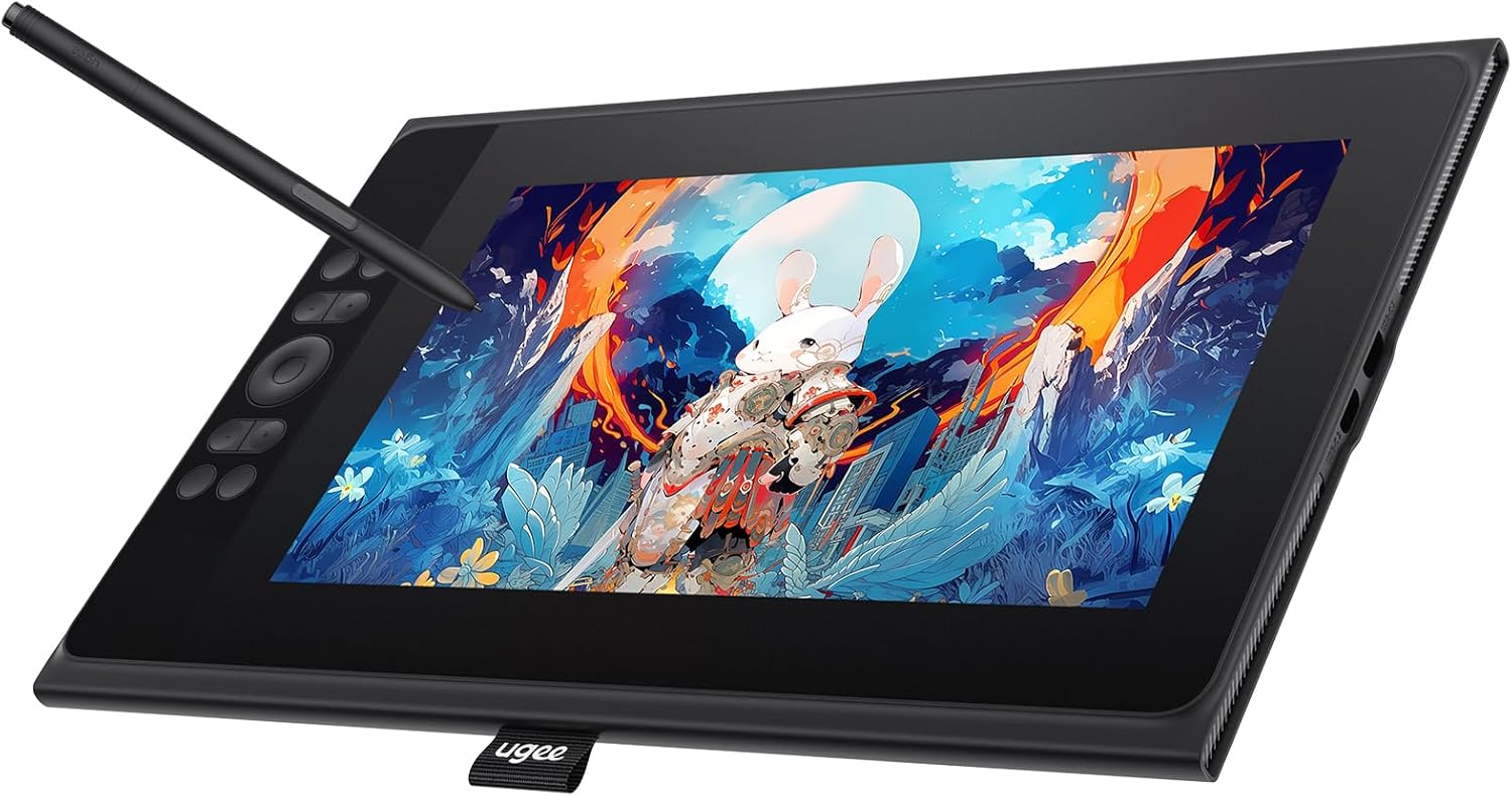 UGEE UE12P 147% sRGB 11.9 inch Drawing Tablet with Screen, Art Tablet with Full-Laminated Screen