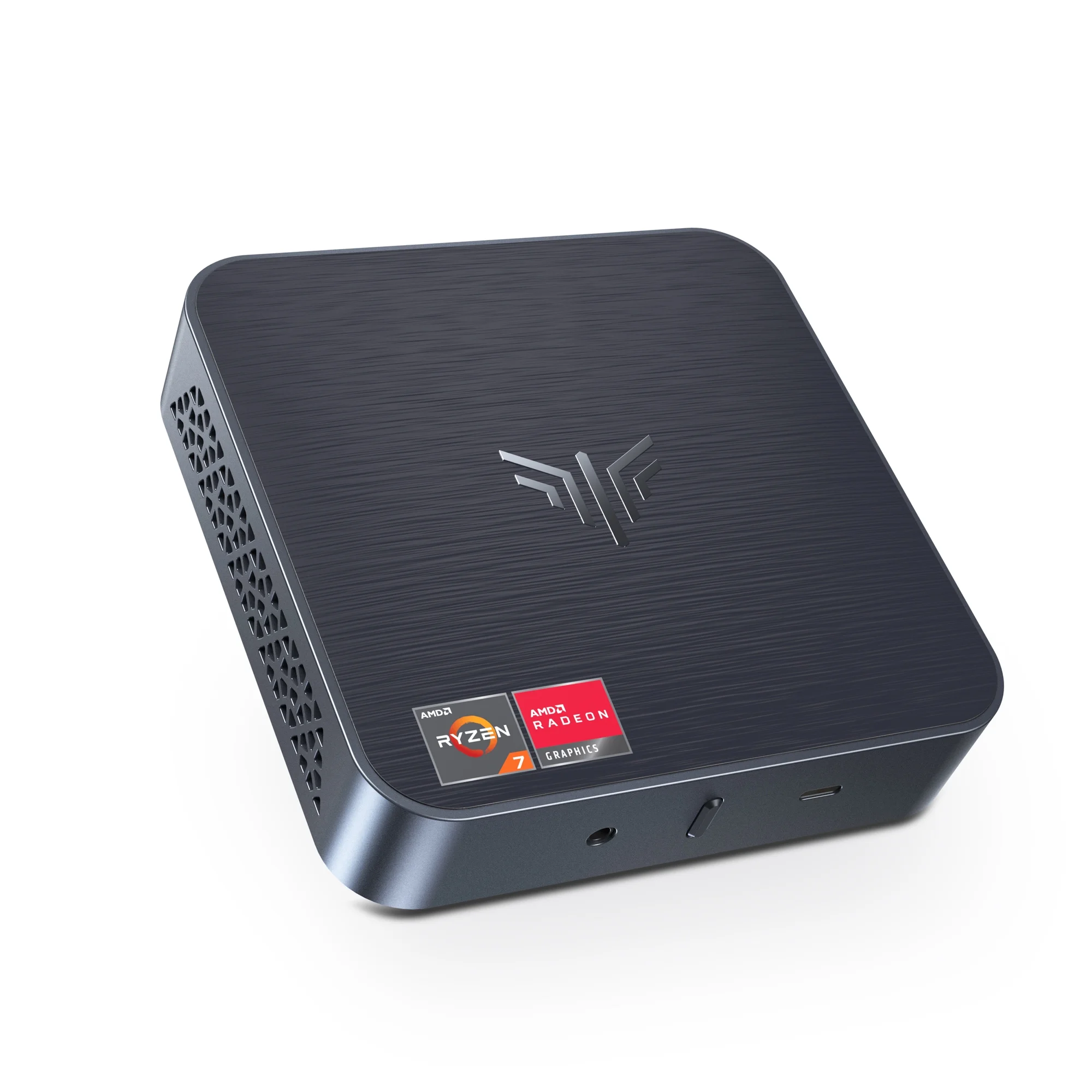 KAMRUI AM02 AMD Ryzen 7 3750H Mini PC Windows 11 16GB RAM 512 GB SSD Micro Desktop Computers, Radeon RX Vega 10 Graphics, DP 4K Dual Screen