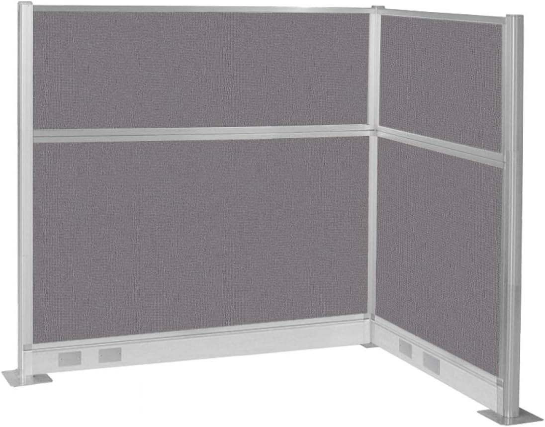 Versare Pre-Configured Hush Panel Electric Cubicle | Workstation Divider Walls | Cubicle Privacy Panels | Office Partition Walls