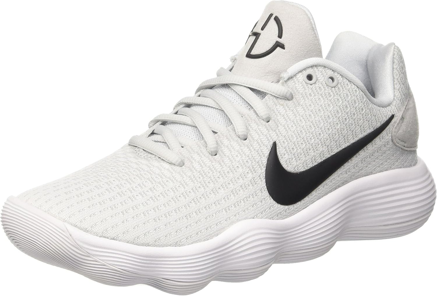 Nike Mens Hyperdunk 2017 Low White/Black/Pure Platinum/Wolf Grey 8.5 D - Medium