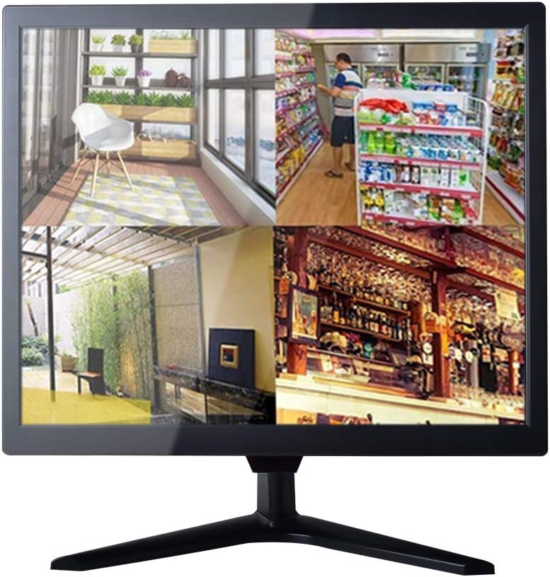 Cocar Security Monitor, 17 inch Security Monitor Screen, LCD CCTV Display for Home Security Systems Surveillance Camera STB PC