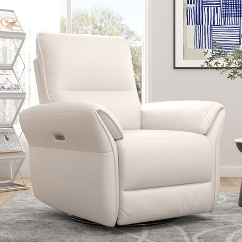 Bonzy Home Power Swivel Glider Recliner Chair Electric Rocker Recliner Chairs for Adults