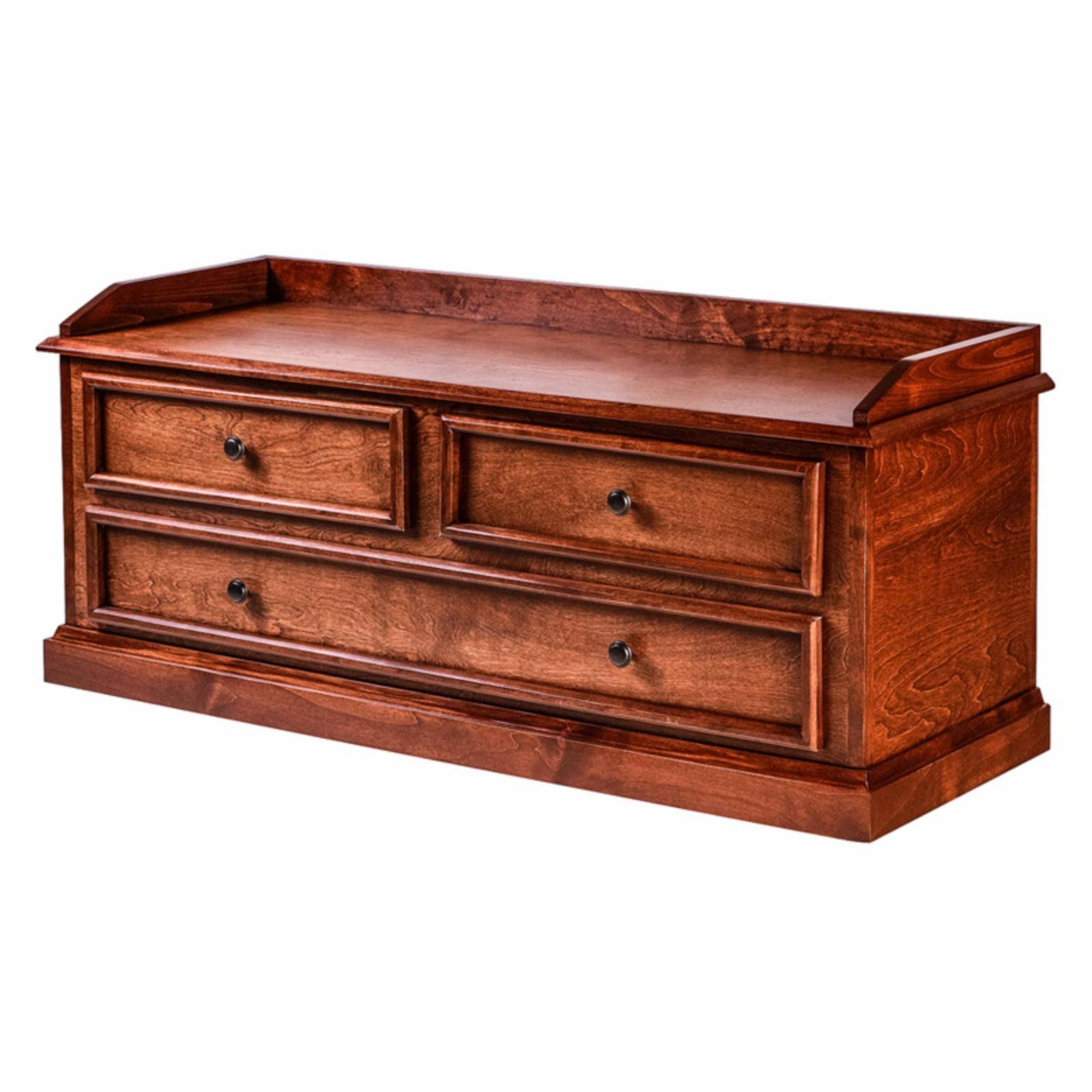 Forest Designs Mission Cedar Chest with Black Knobs