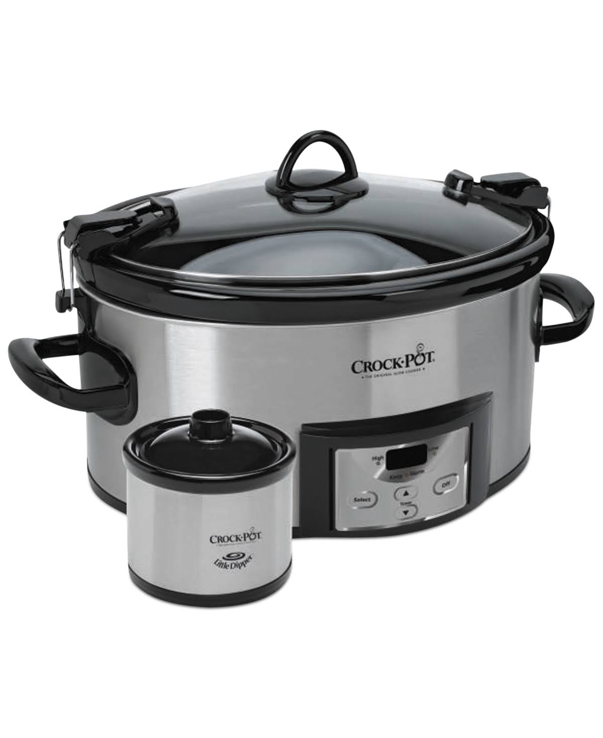 Crock-pot SCCPVL619SA042 Cook & Carry 6 qt Slow Cooker with Little Dipper Warmer