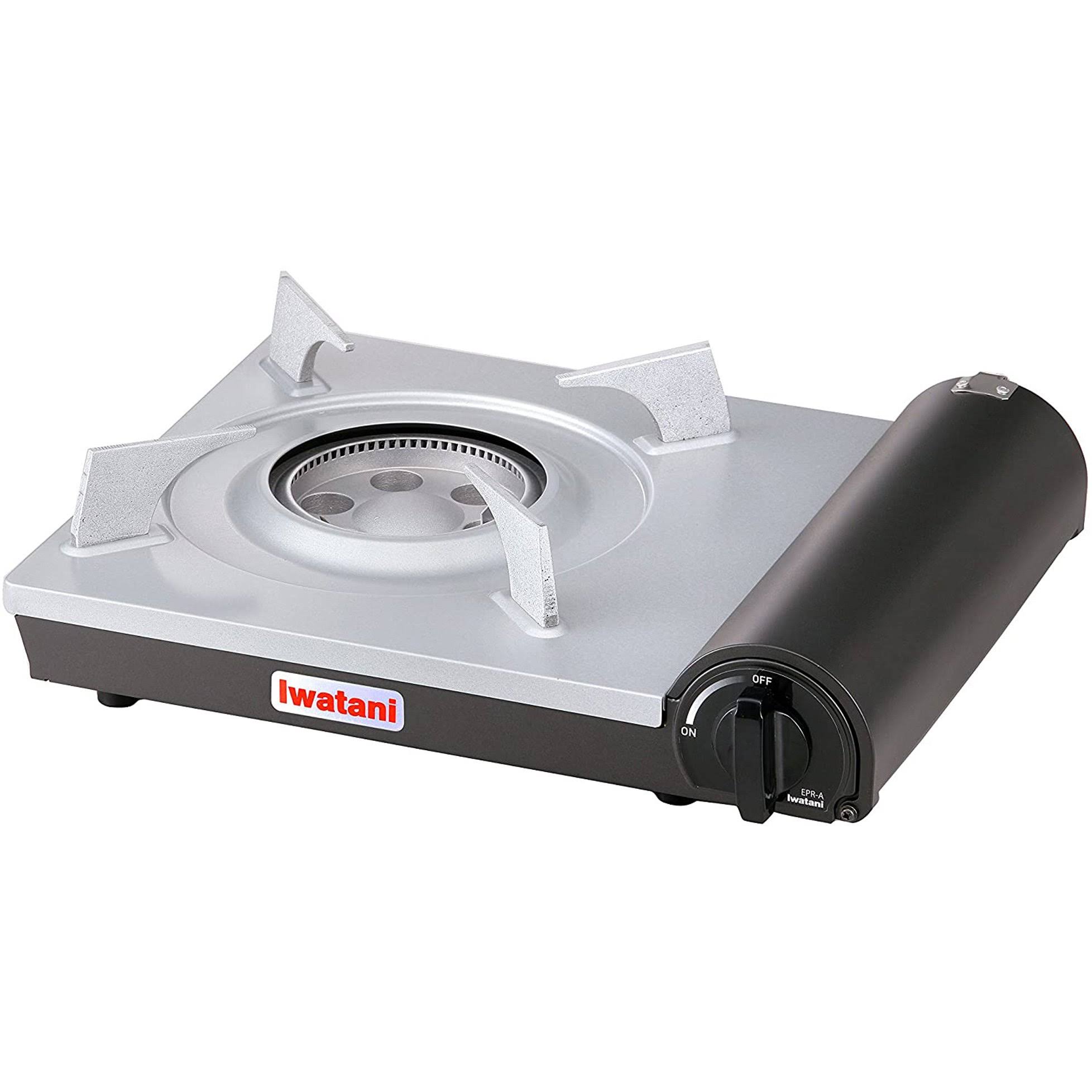 Iwatani EPR-A Cassette Feu-EcoPremium Portable Butane Stove Cooktop, Black