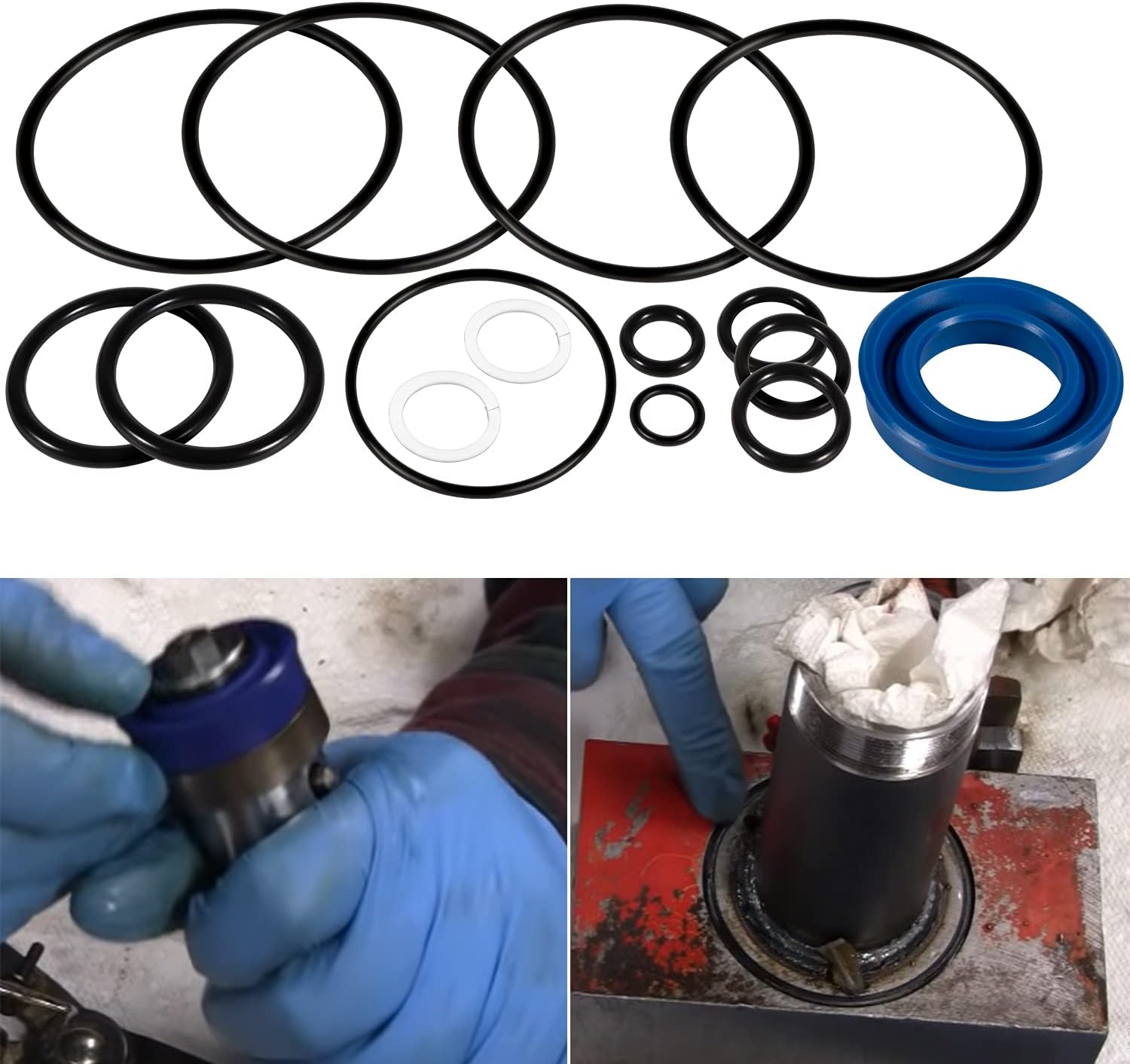 Floor Jack Seal Replacement Kit for Sears, for Craftsman, MVP - 214.50136, 50136, G-493LWM Pack of 2