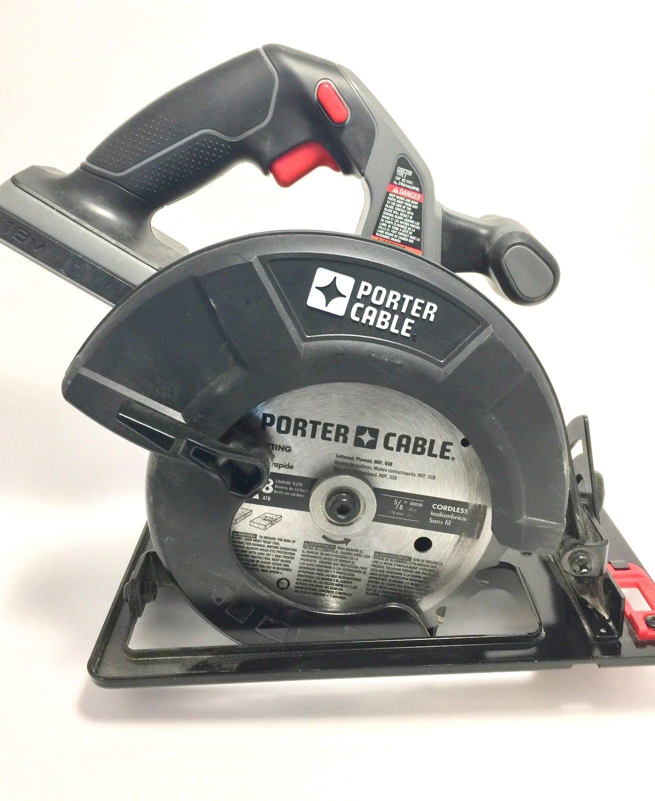 Porter Cable Pc186cs Circular 18V Cordless Saw, Tool Only