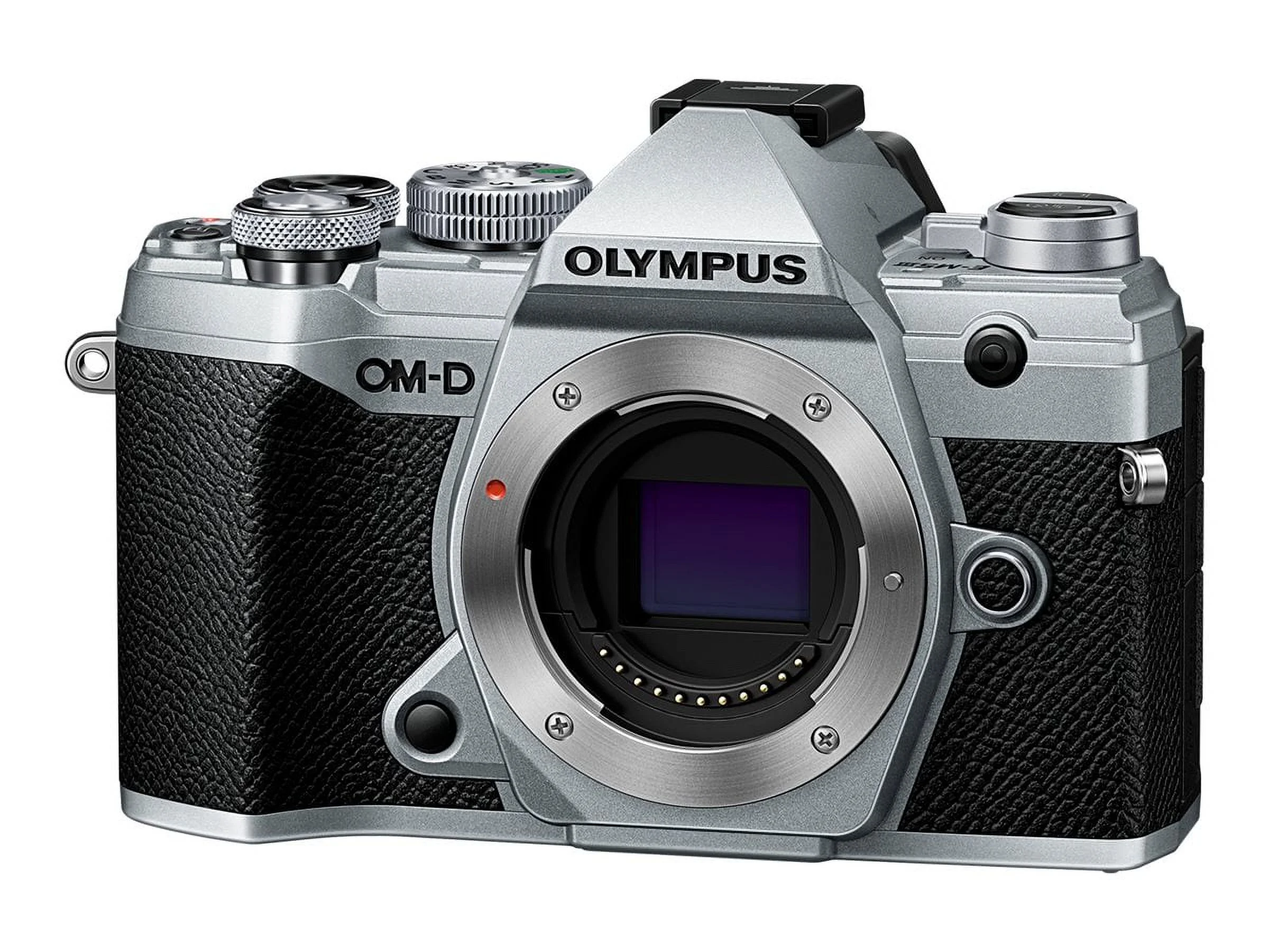 Olympus OM-D E-M5 Mark III 24.4 Megapixel Mirrorless Camera with Lens, 0.47", 1.77", Silver