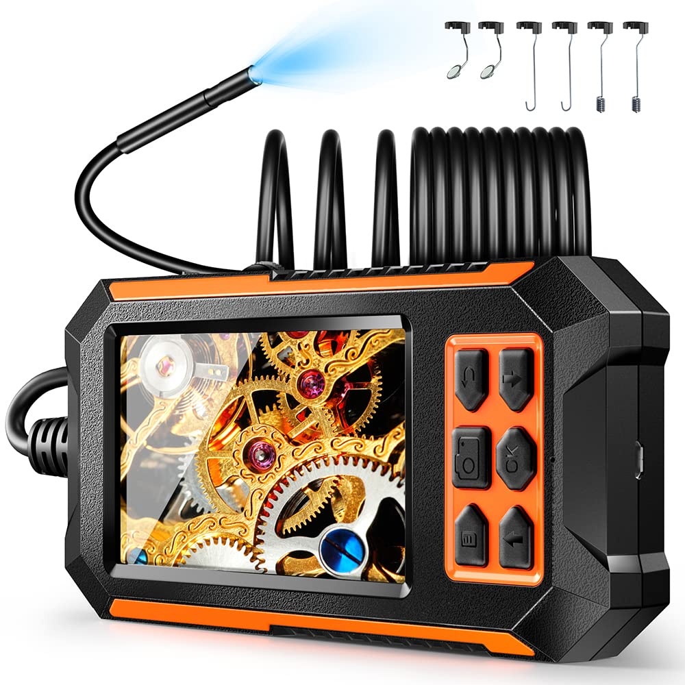 Borescope Inspection Camera with Light,Endoscope Camera USB Waterproof,Snake Camera for Plumbing