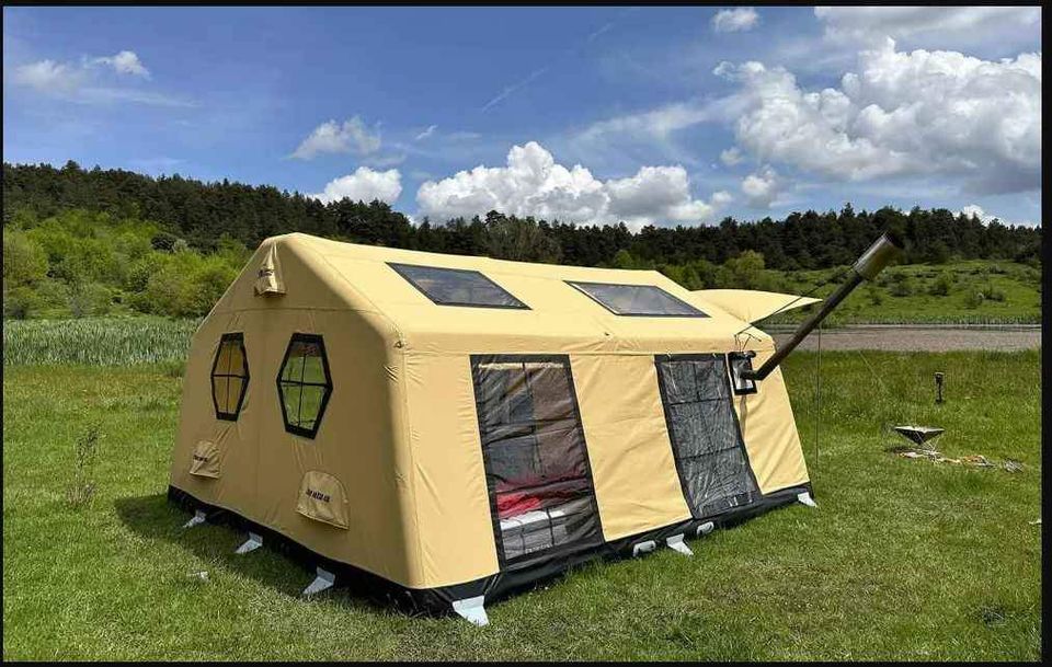 Inflatable camping tent , extra large (ELARIO XL)