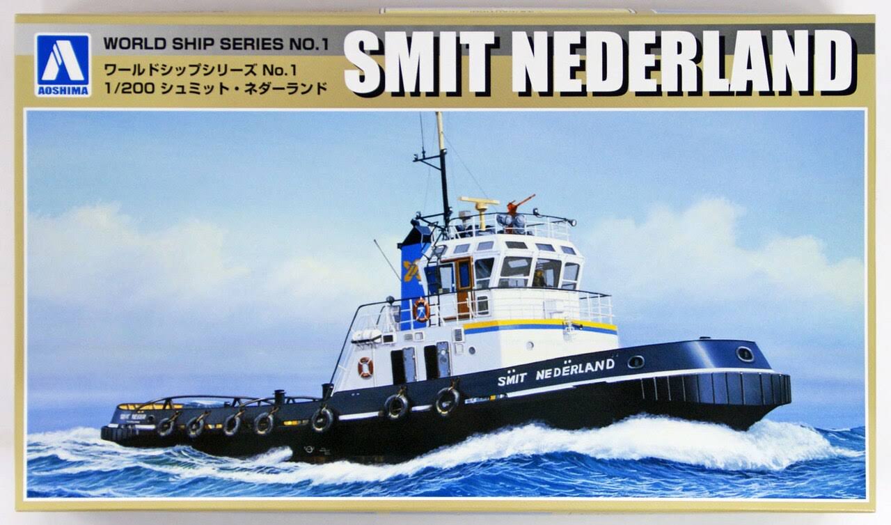 Aoshima 53430 World Ship 1 Tag Boat Smit Nederland 1/200 Scale Kit
