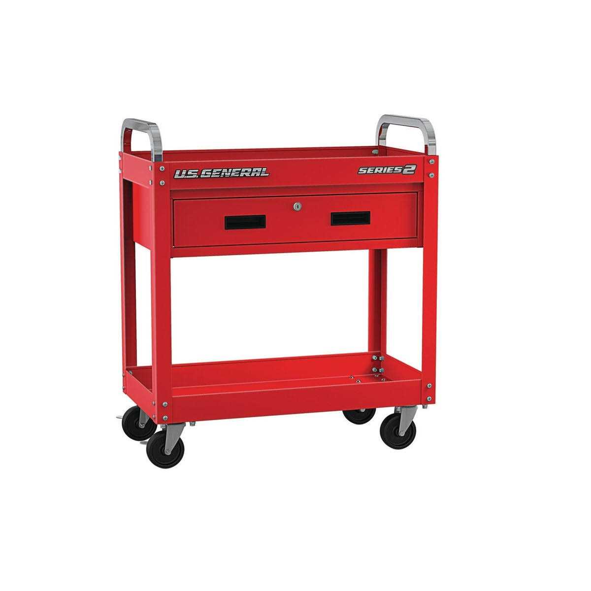U.S. General 30 in. Service Cart with Drawer