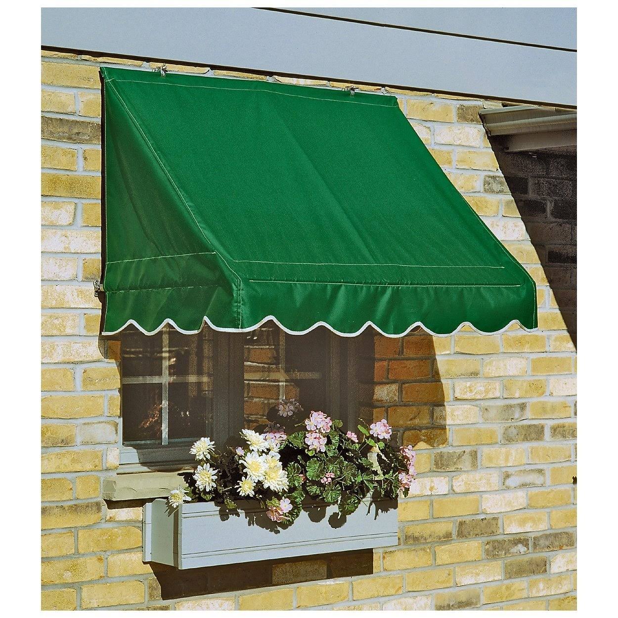 CASTLECREEK 8& Window and Door Awning, Hunter Green