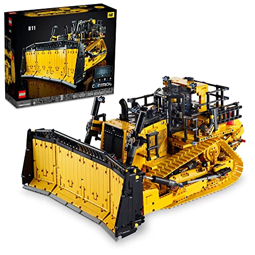 LEGO Technic App-Controlled Cat D11 Bulldozer 42131 Building Set for Adults (3,854 Pieces)