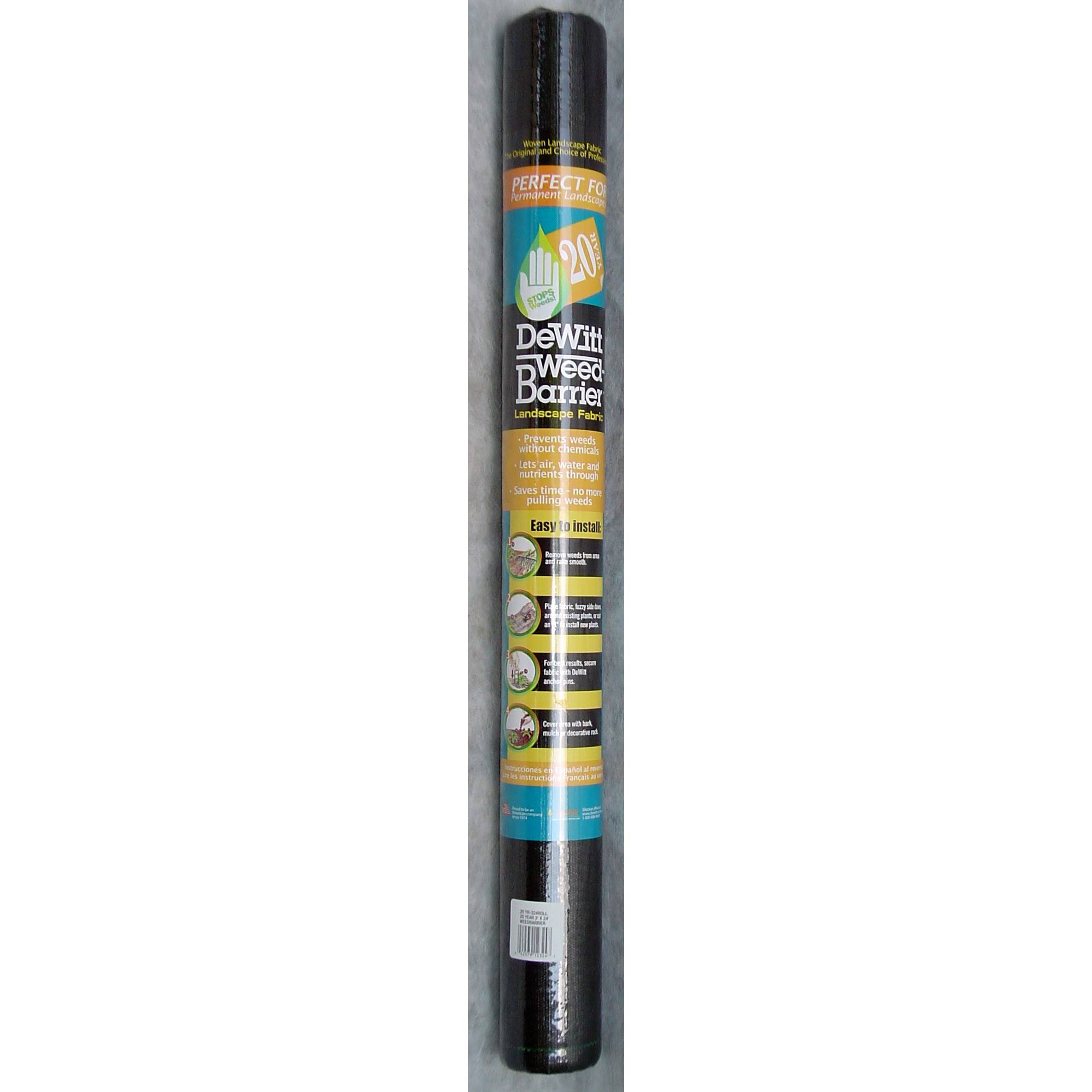 Dewitt 20 Year Weed Barrier Landscape Fabric 3 ft x 250 ft
