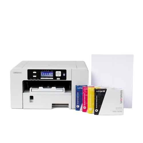 Sawgrass SG500 Sublimation Printer Starter Bundle | Includes Professional Dye-Sublimation Printer