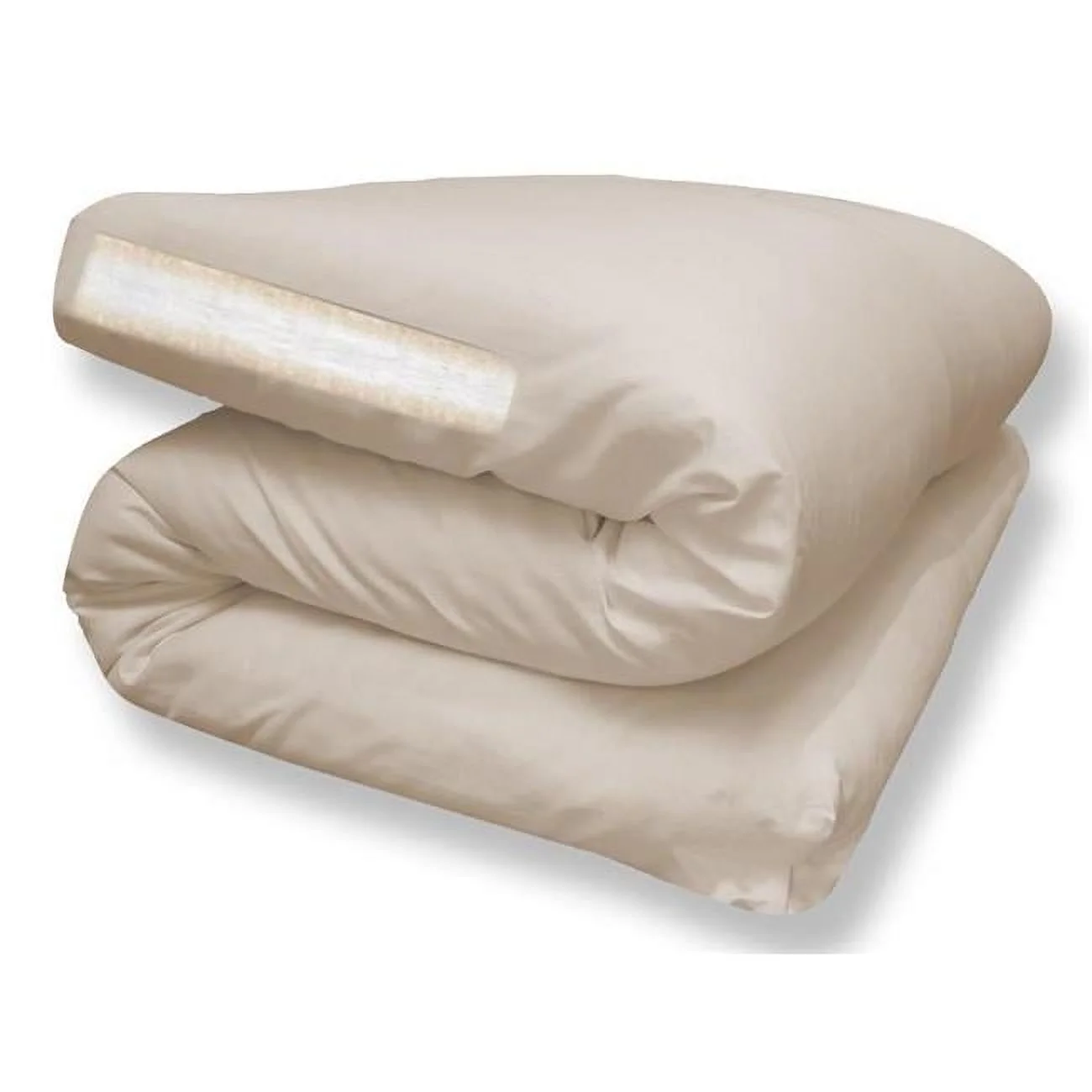 Honest Sleep  5 in. All Organic Soft Wool Wrapped Organic Cotton Shiki Futon Mattress - Twin Size