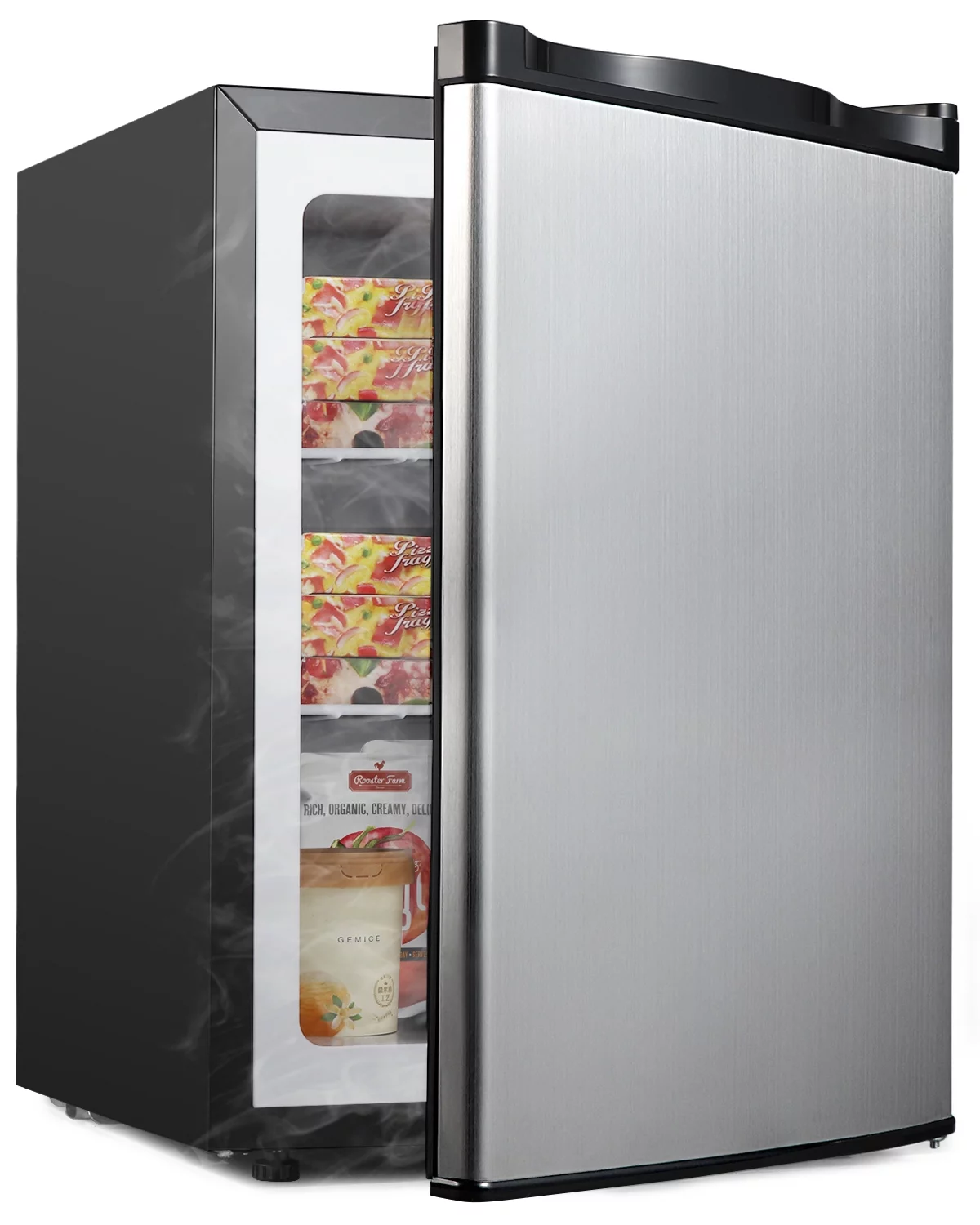 Northair 2.1 Cu ft Upright Freezer Stainless Steel