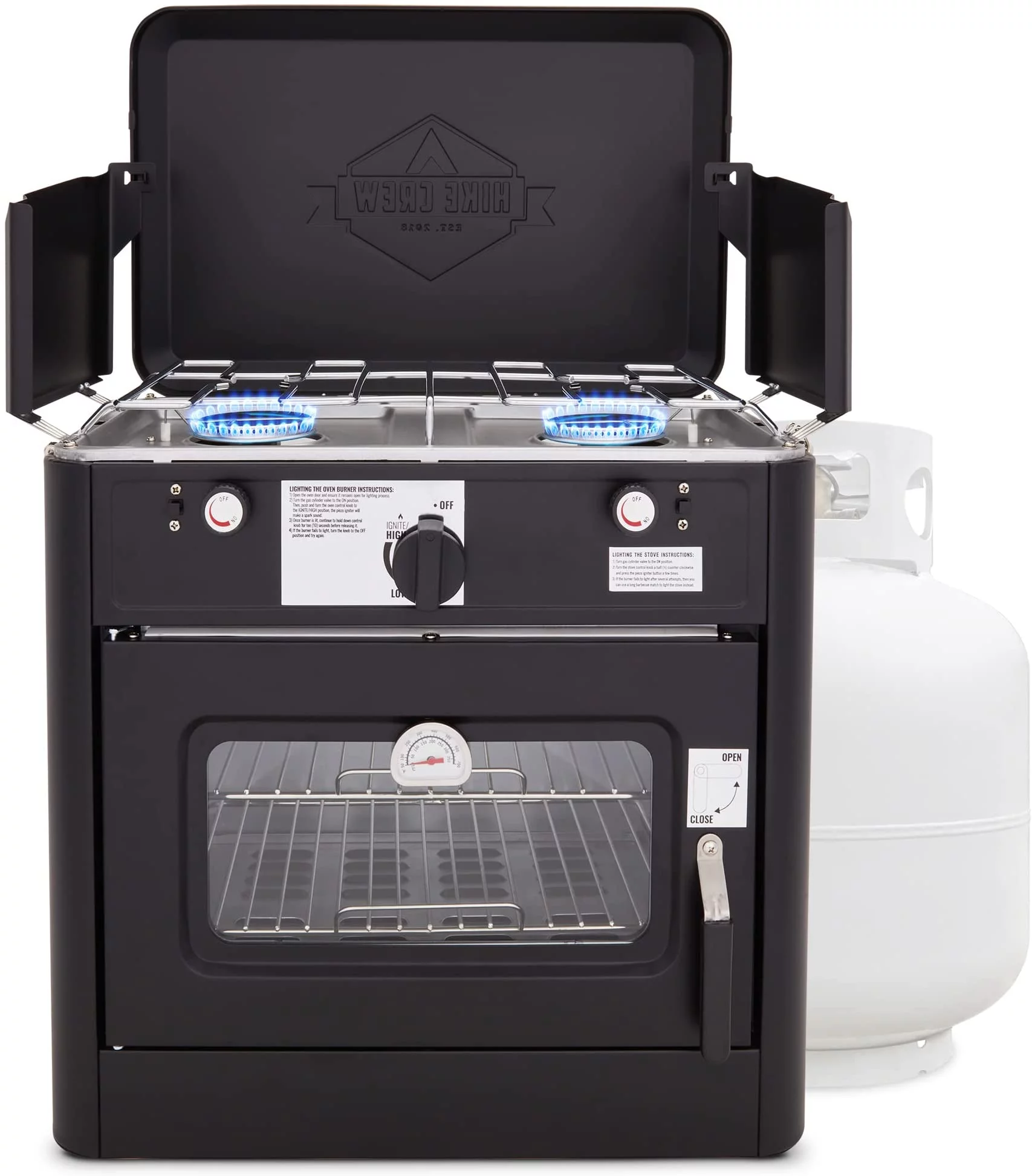 Hike Crew Outdoor Gas Camping Stoves with 2 Burners