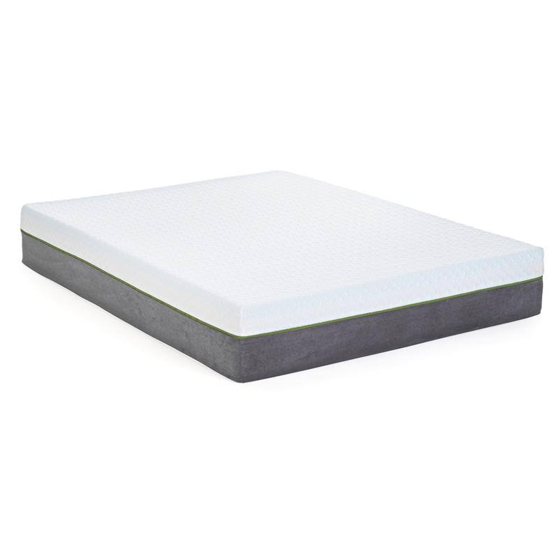 Pemberly Row Copper Twin Long Premium Memory Foam Mattress in White