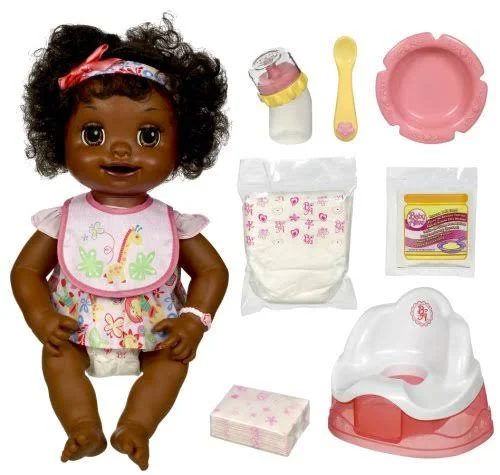 Hasbro African American Baby Learns To Potty