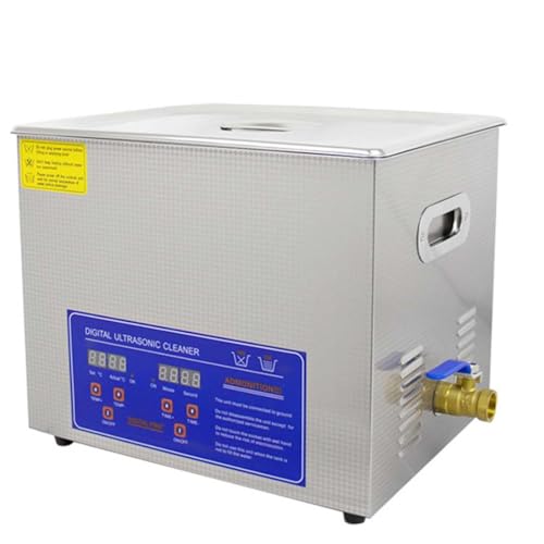 6L 40kHz Ultrasonic Cleaner, Professional Ultrasonic Vinyl Records Cleaning Machine, Dual Frequency Vibration