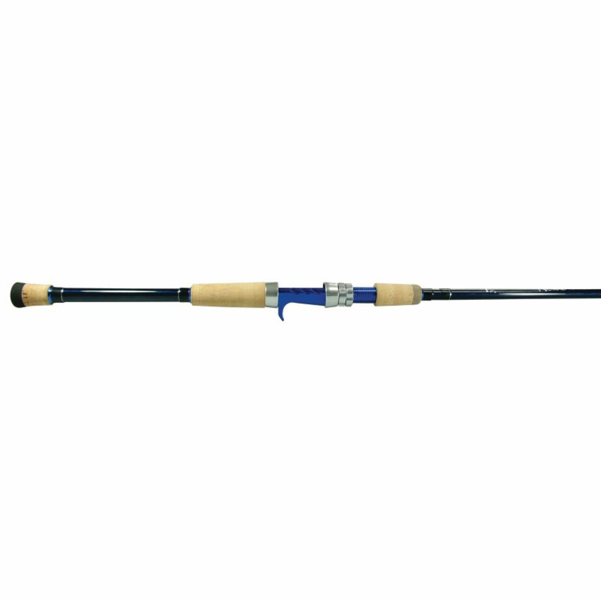 7& Blue and Beige Okuma Nomad Travel Cast Rod Med Mi
