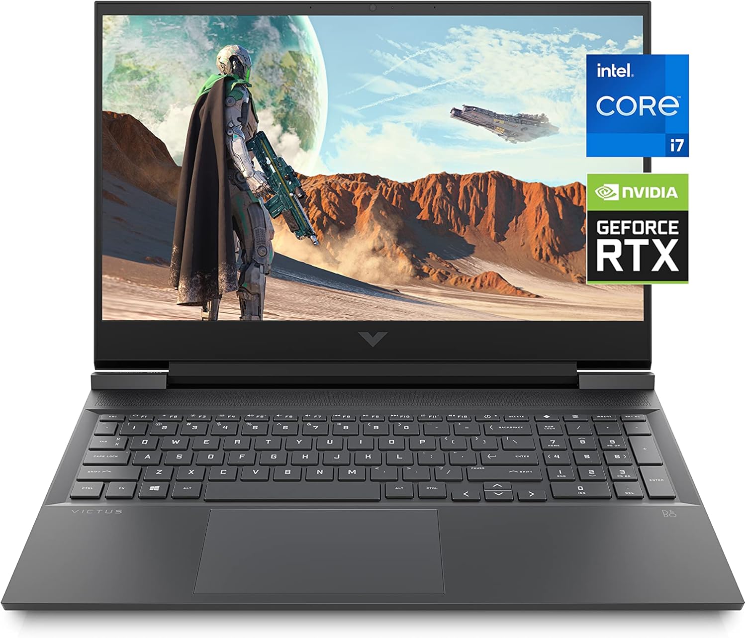 HP Victus 16 Gaming Laptop, NVIDIA GeForce RTX 3050 Ti, 11th Gen Intel Core i7-11800H, 8 GB RAM, 512 GB SSD, 144Hz Full HD Display, Windows 10 Home