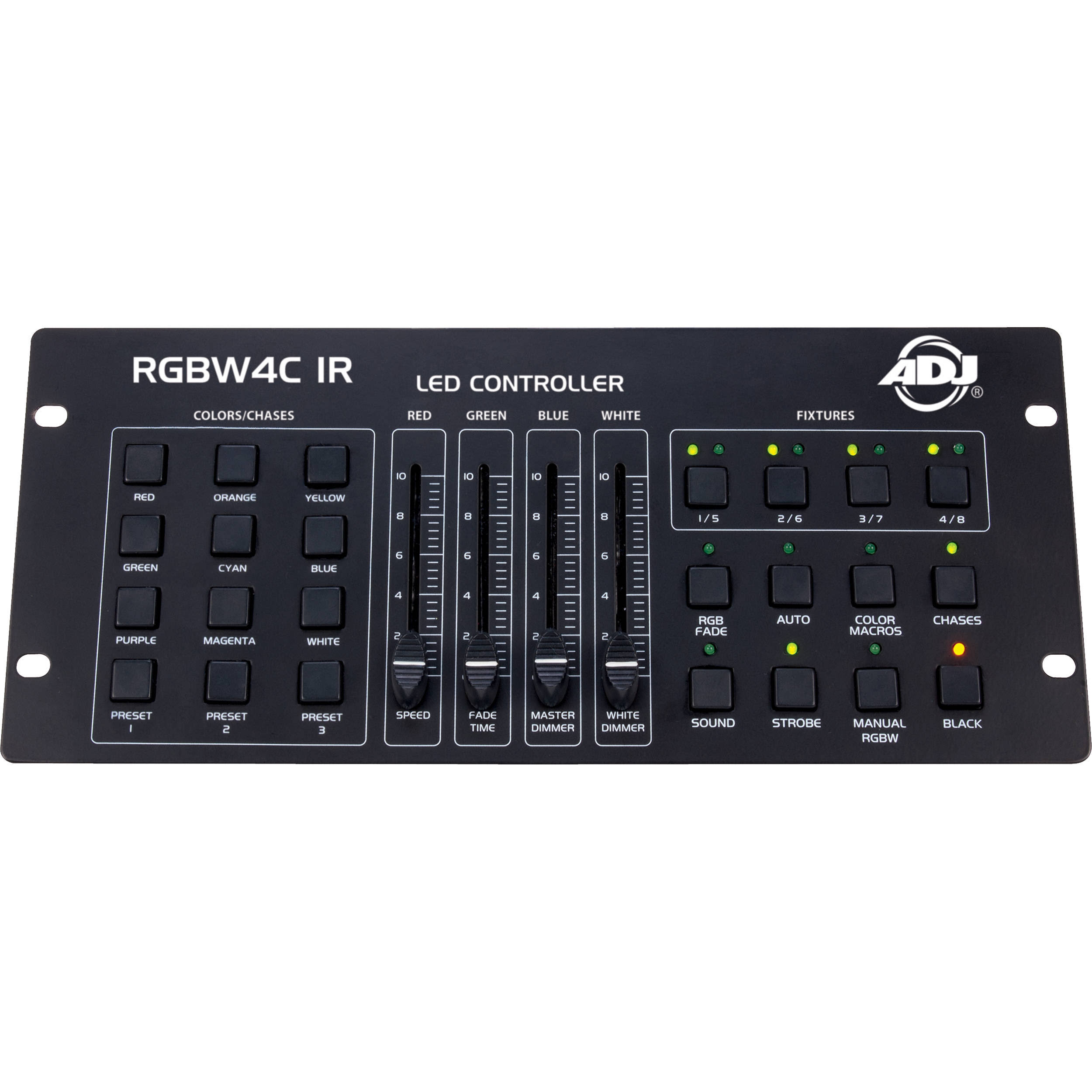 American DJ 32 Channel RGB RGBW RGBA LED DMX Lighting Controller RGBW4C-IR