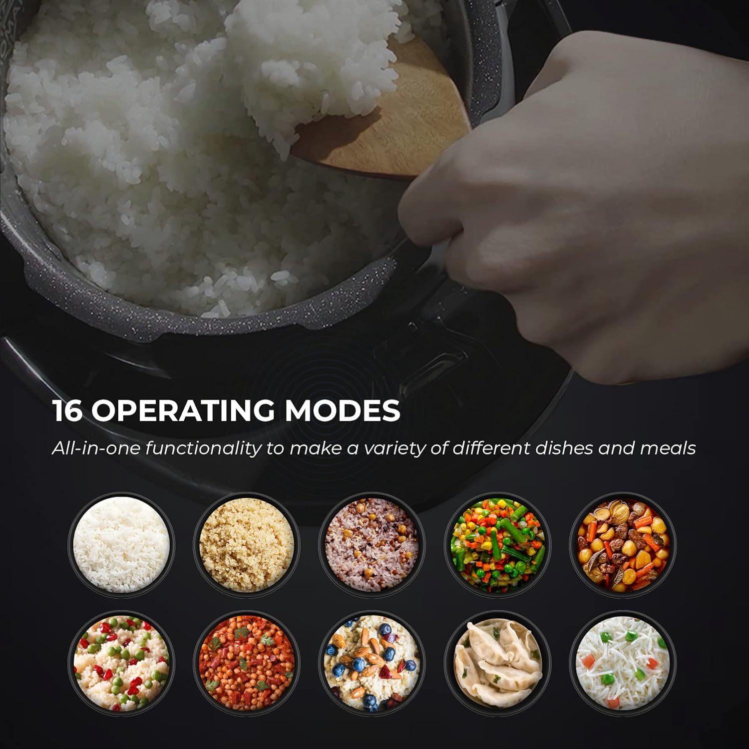 CUCKOO CRP-JHR1009F | 10-Cup (Uncooked) Induction Heating Pressure Rice Cooker | 19 Menu Options, Auto-Clean, Voice Guide