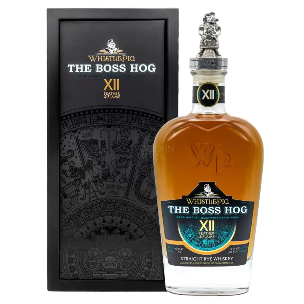 WhistlePig Boss Hog XII 'Feather & Flame' Straight Rye Whiskey 750ml - Nestor Liquor