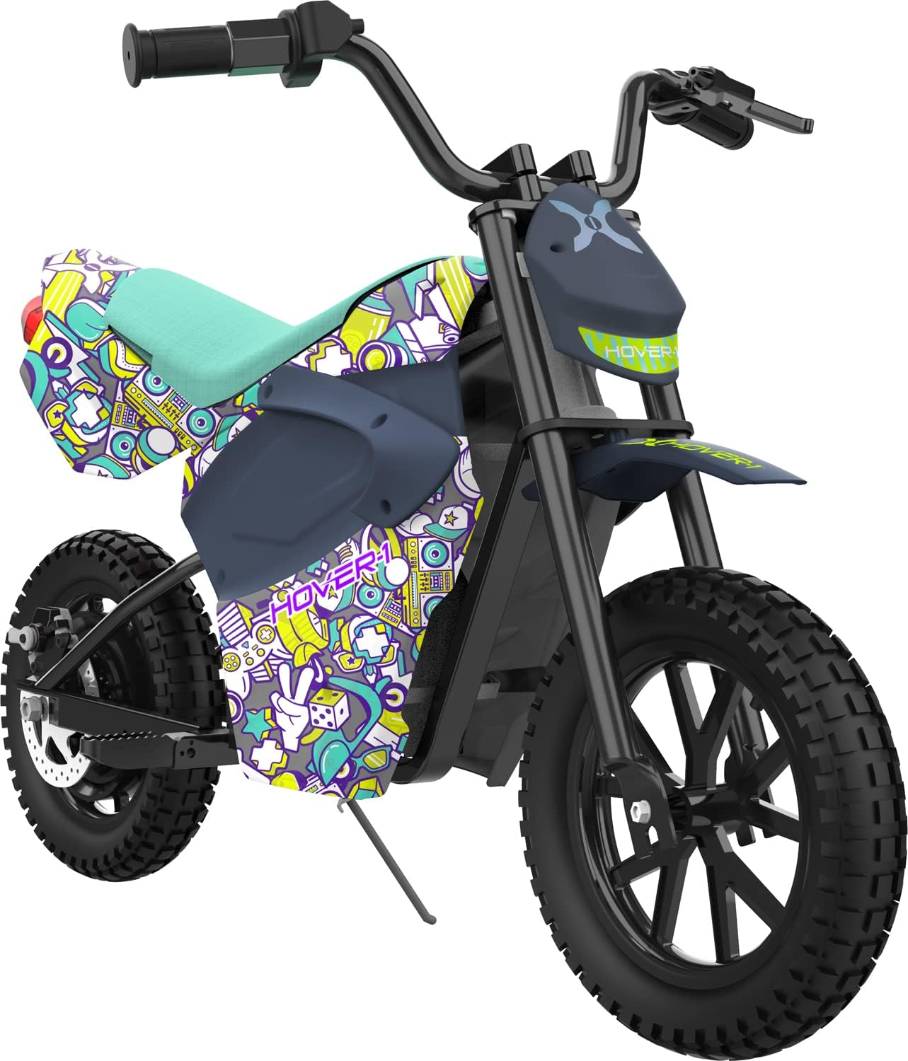 Hover-1 H1 TRAK Electric Dirt Bike for Kids | 9MPH, 9MI Range, Powerful 250W Motor-24v/5ah, Hand Brake, Quick Charge 4HRS