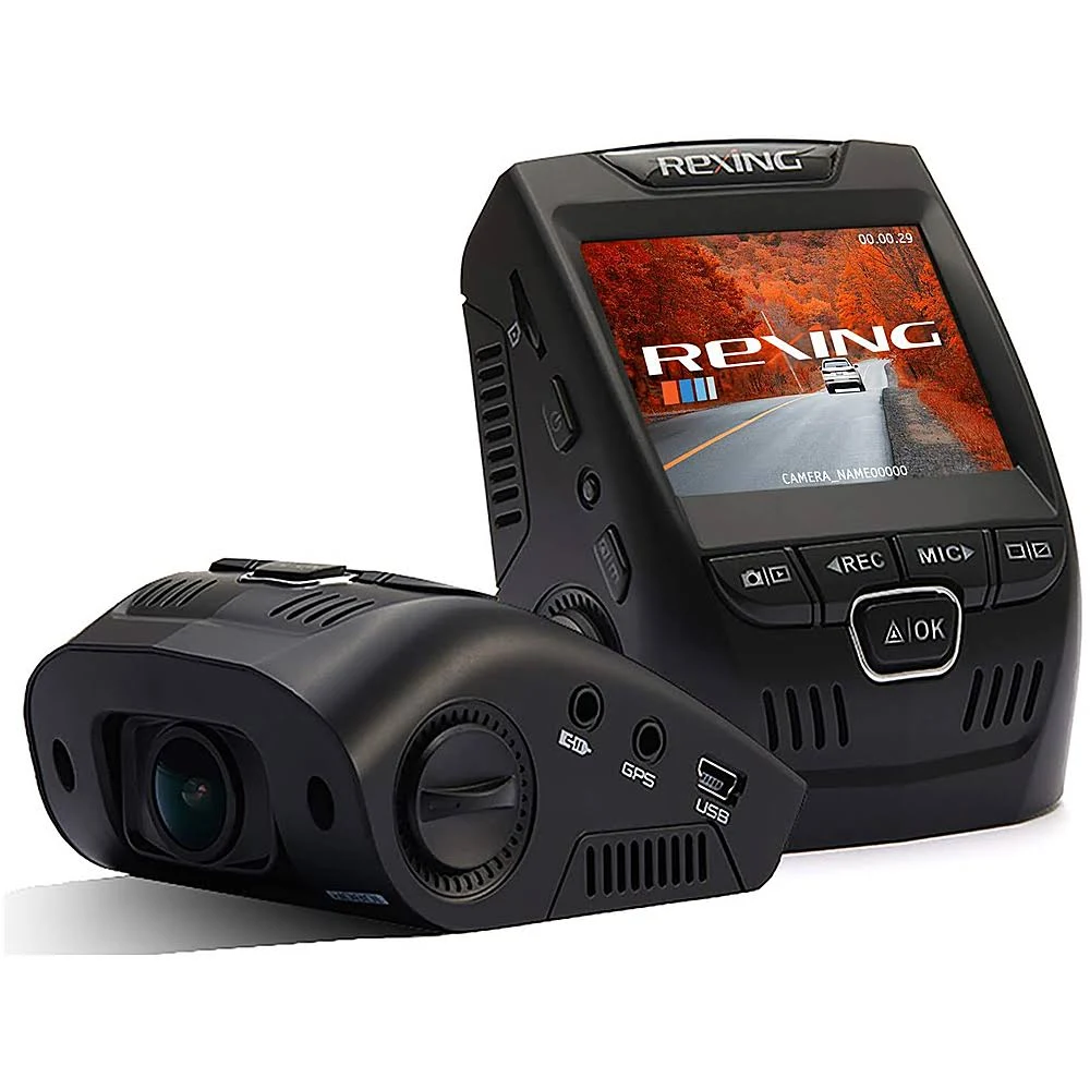 Rexing V1 Basic 1080p Front Dash Cam - Black