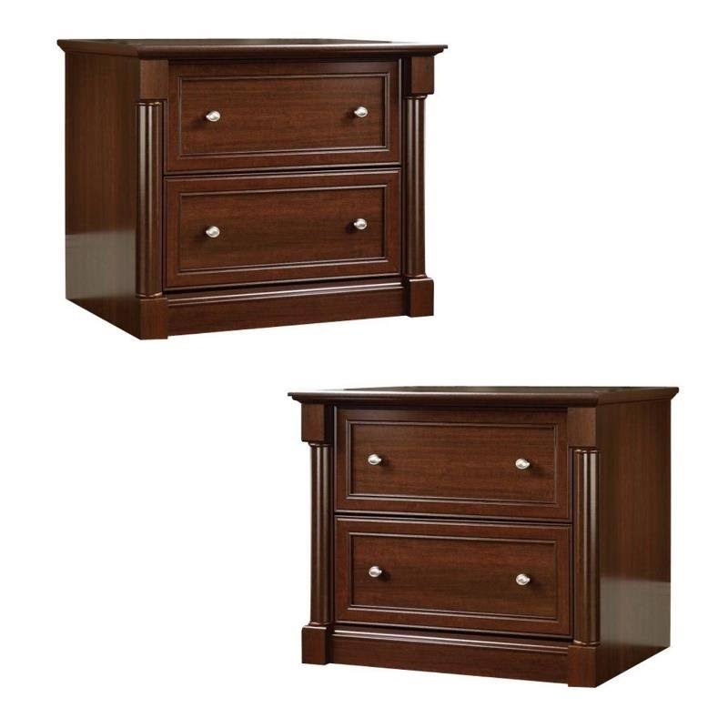 Sauder (Set of 2) Lateral File Cabinet in Cherry