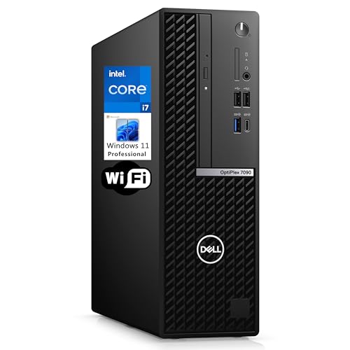Dell OptiPlex 7000 7090 SFF Small Form Factor Business Desktop Computer, Intel Octa-Core i7-11700 Up to 4.9GHz, 32GB DDR4 RAM, 1TB PCIe SSD, DVDRW