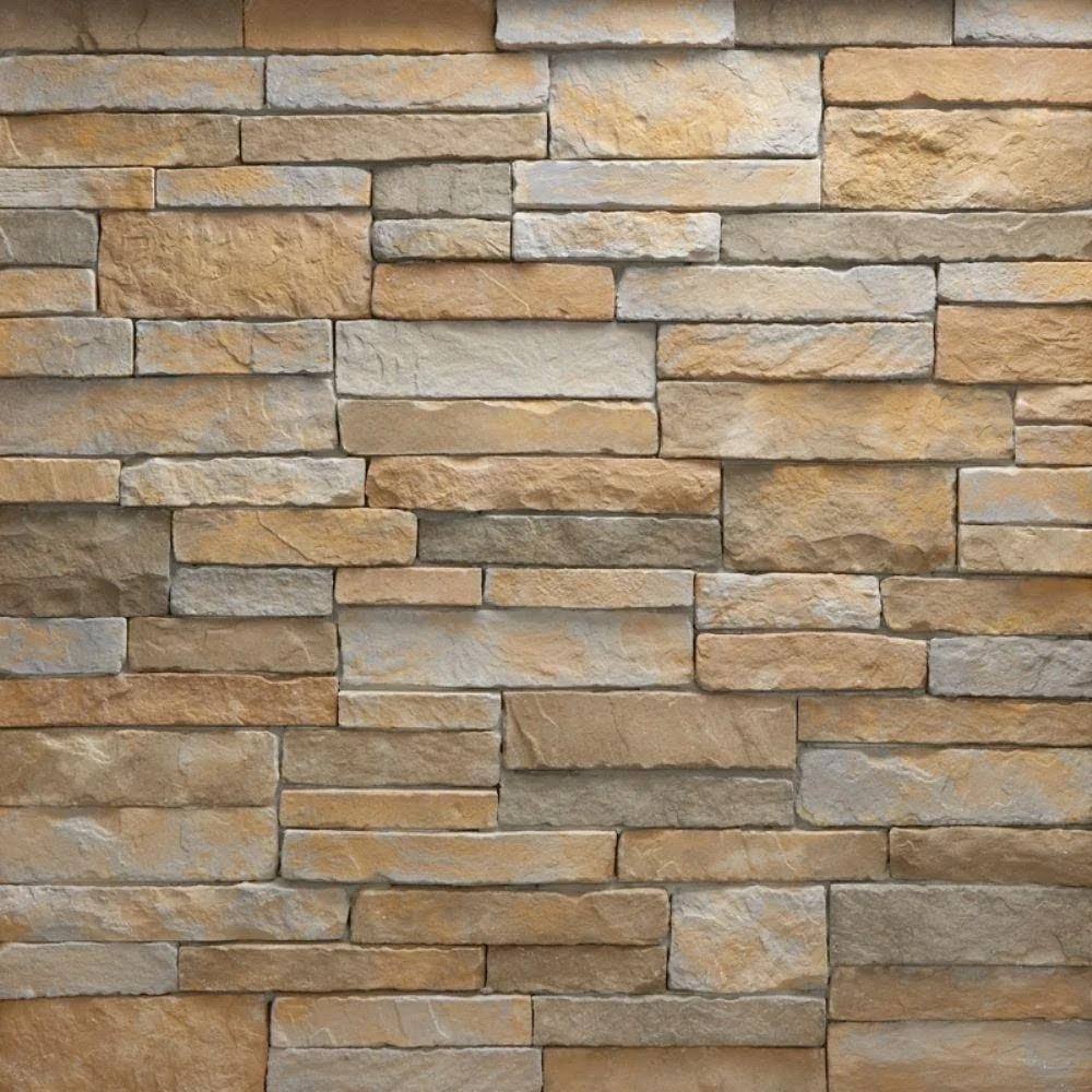 Veneerstone Stacked Stone Cascade Flats 10 Sq. ft. Handy Pack Manufactured Stone