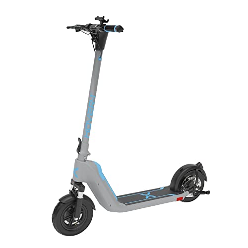 Hover-1 Helios Electric Folding Scooter, 18 MPH Top Speed, 24 Mile Range, 500 Watts Max Power, 10” Pneumatic Tires, Rear Disc Brakes