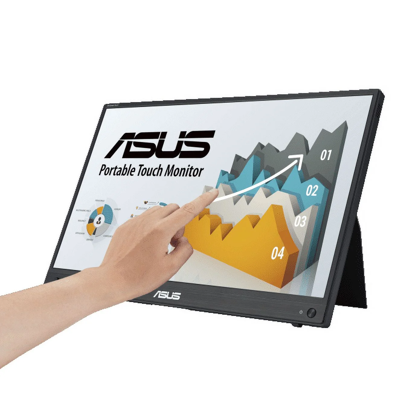 Asus ZenScreen MB16AHT 16" Class LCD Touchscreen Monitor, 16:9, 5 ms GTG