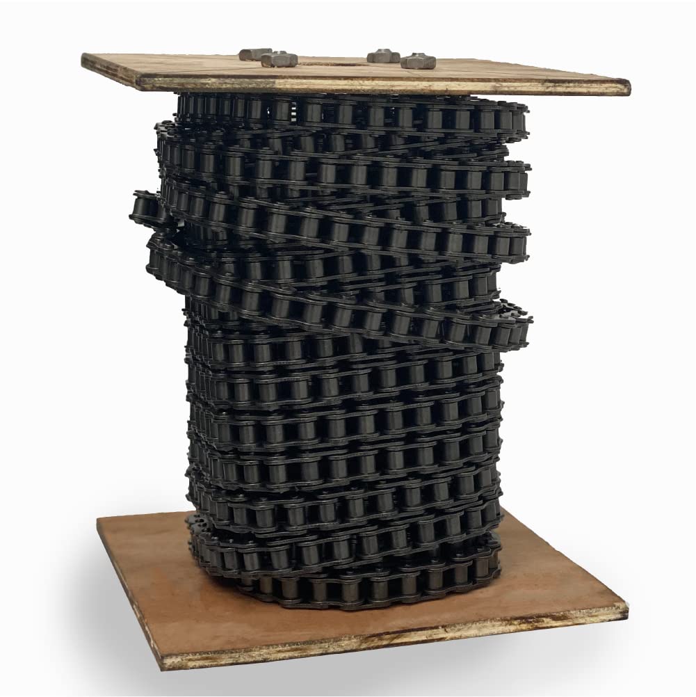 PGN #60 Roller Chain - 50 Feet + 5 Free Connecting Links - Carbon Steel Chain
